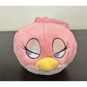 2012 Angry Birds Stella Pink Girl Bird Plush 5" Commonwealth No Sound